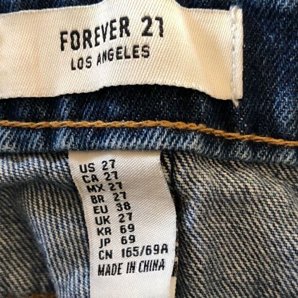 Forever 21 Jean Skirt Size 27 - Picture 3 of 3